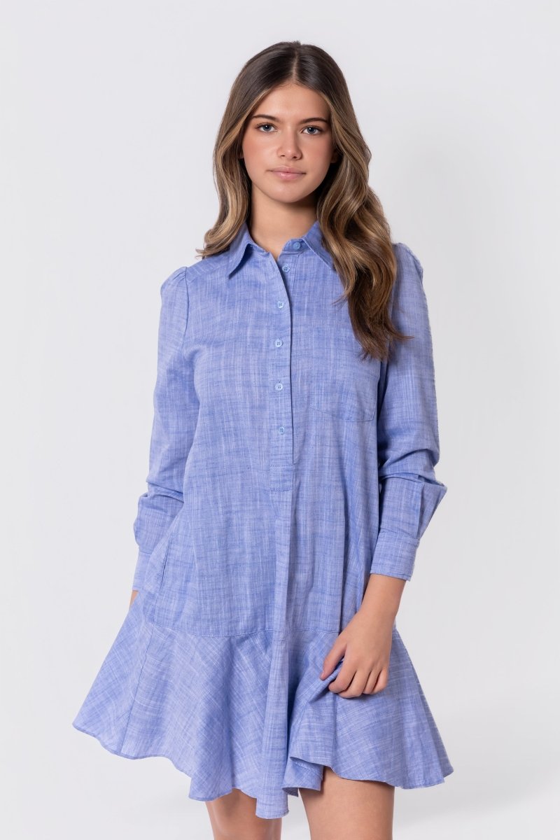 Dana Dress (Blue) - Dress - Yakira Bella