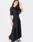 DANIELLA DRESS (BLACK) - Dress - Yakira Bella