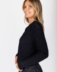 Danika Cardigan (Black) - Top - Yakira Bella