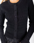 Danika Cardigan (Black) - Top - Yakira Bella