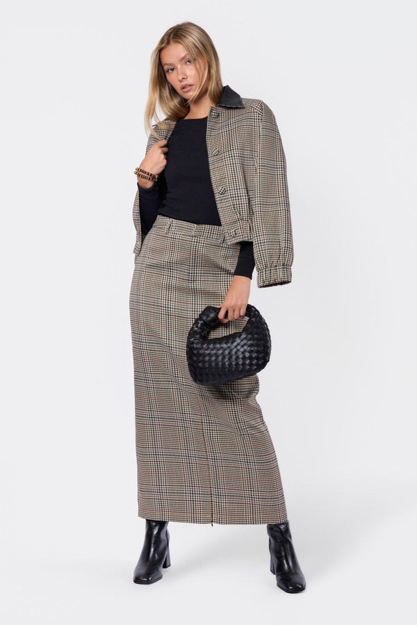 Delia Skirt (Brown) - Skirt - Yakira Bella