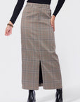 Delia Skirt (Brown) - Skirt - Yakira Bella