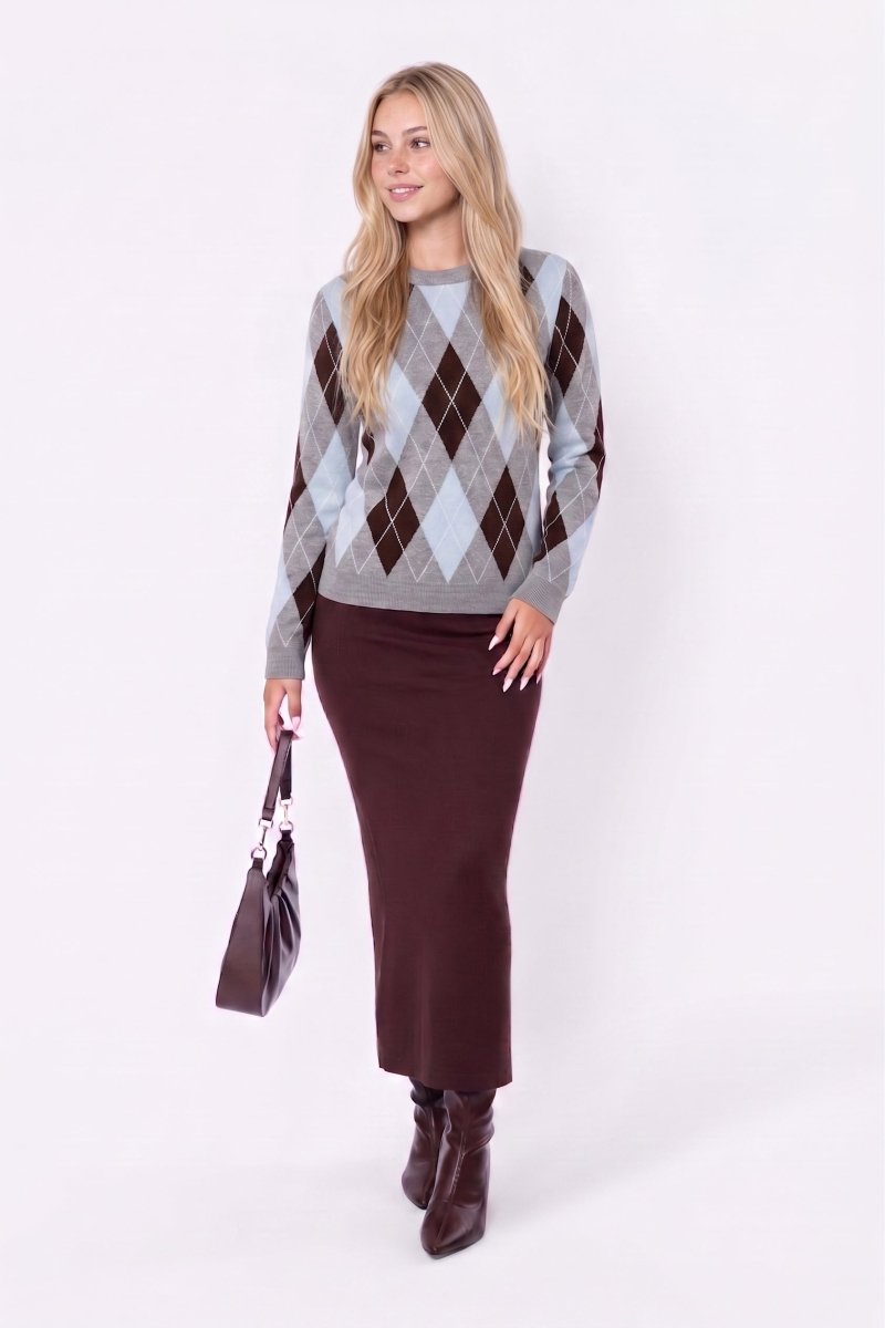 Dena Top (Blue Grey) - Top - Yakira Bella