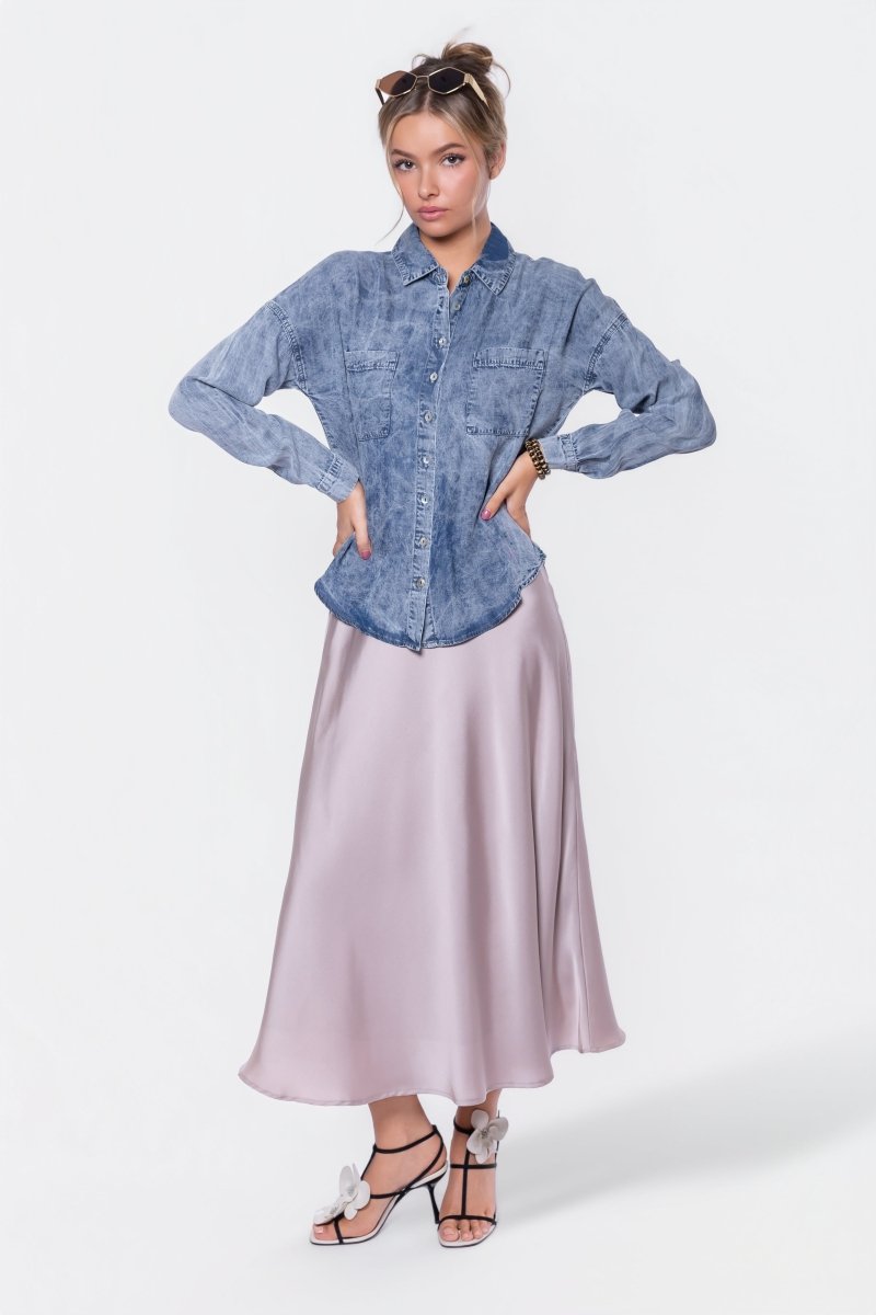 Denver Top (Blue) - Top - Yakira Bella