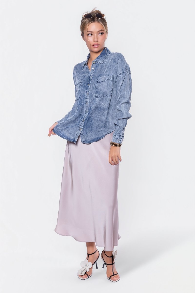 Denver Top (Blue) - Top - Yakira Bella