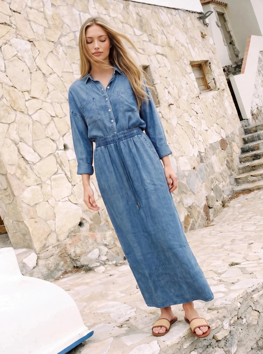 Denver Top (Blue) - Top - Yakira Bella