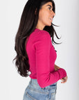 Dina Top (Magenta) - Top - Yakira Bella