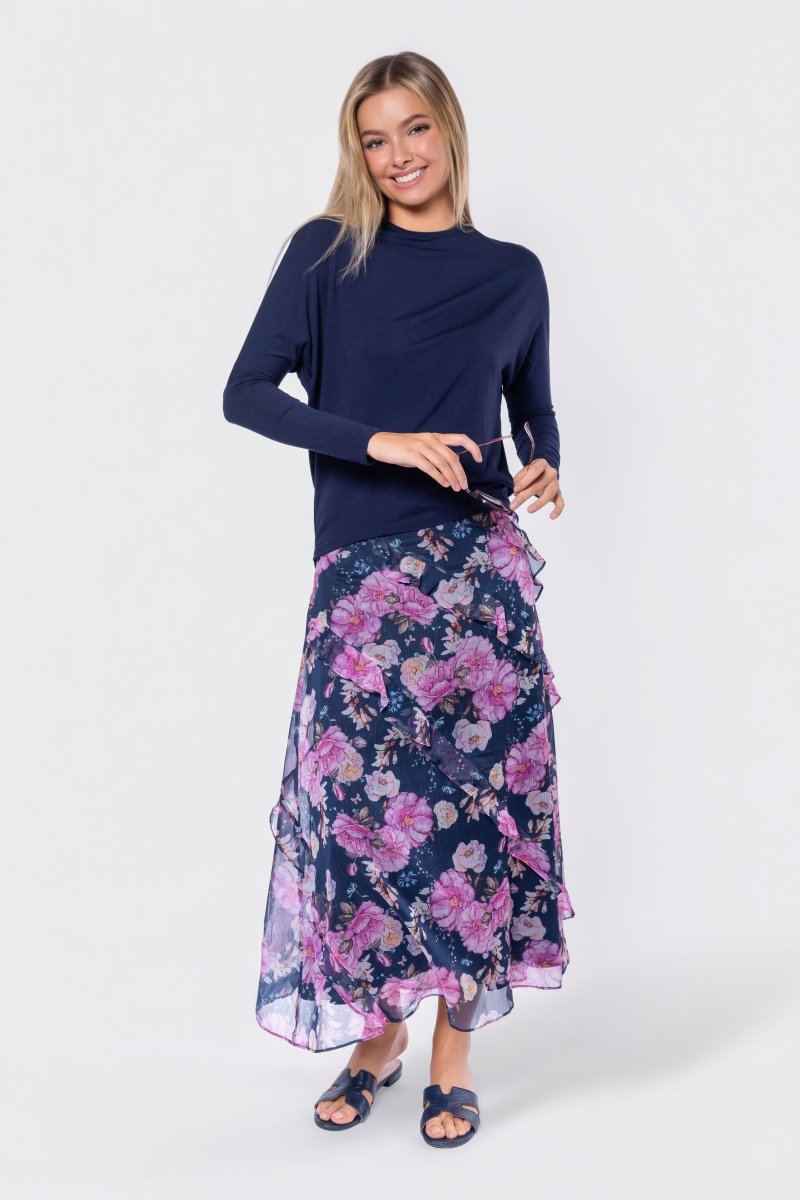 Dini Top (Midnight Navy) - Top - Yakira Bella