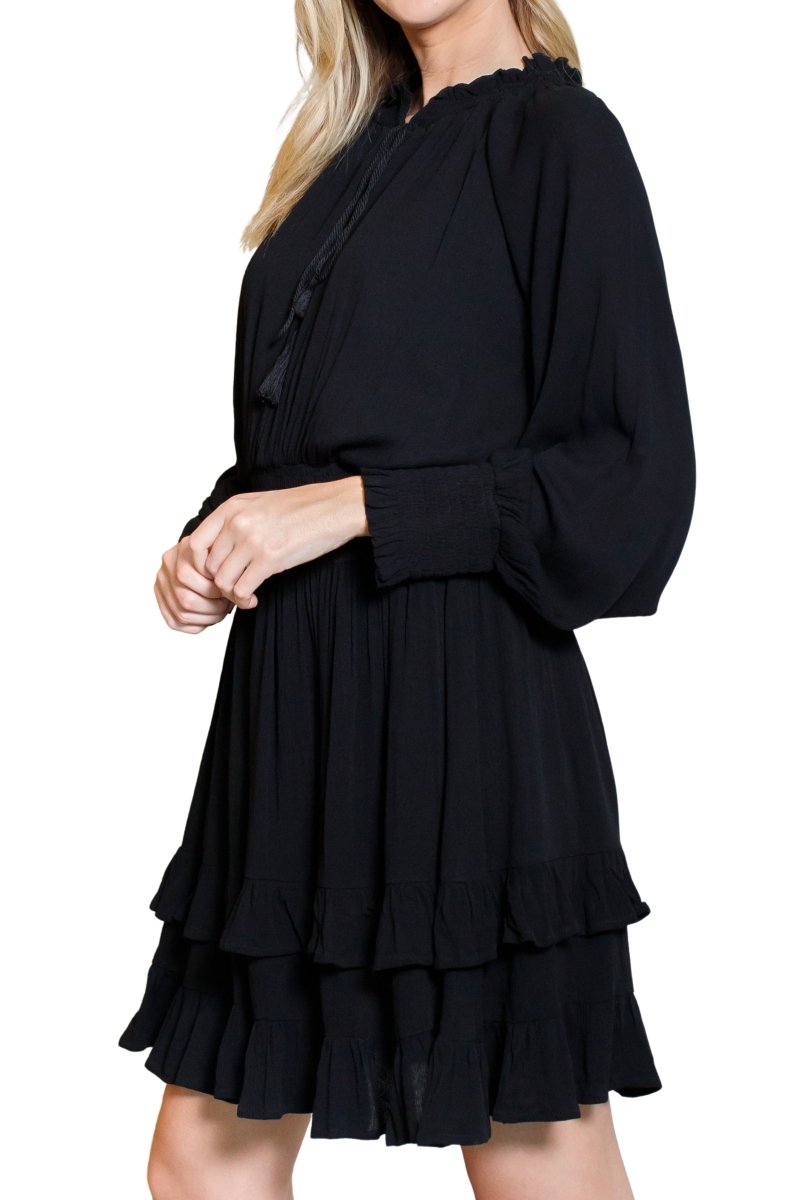 DITSY DRESS (Black) 36&quot; &amp; 40&quot; - Dress - Yakira Bella