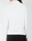 DOLMAN RIBBED CREW (WHITE) - Top - Yakira Bella