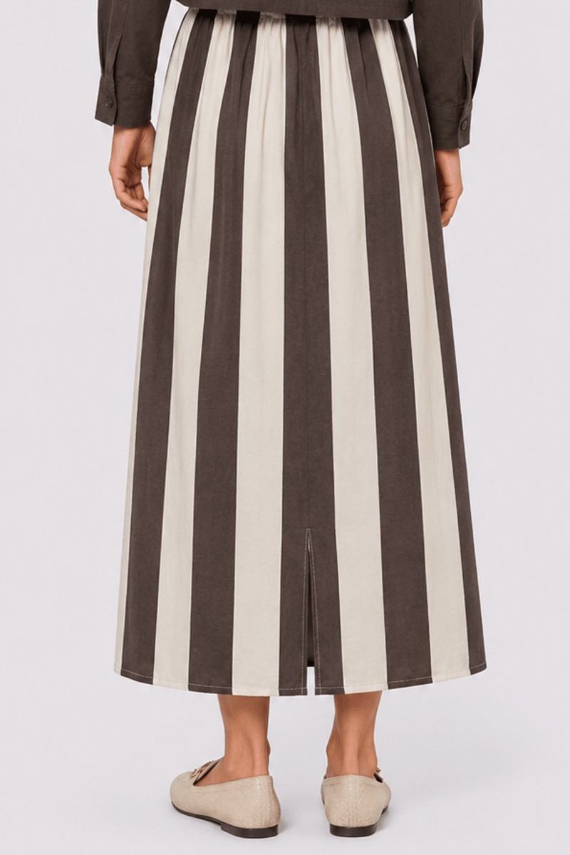 Dylan Skirt (Brown Ivory) - Skirt - Yakira Bella