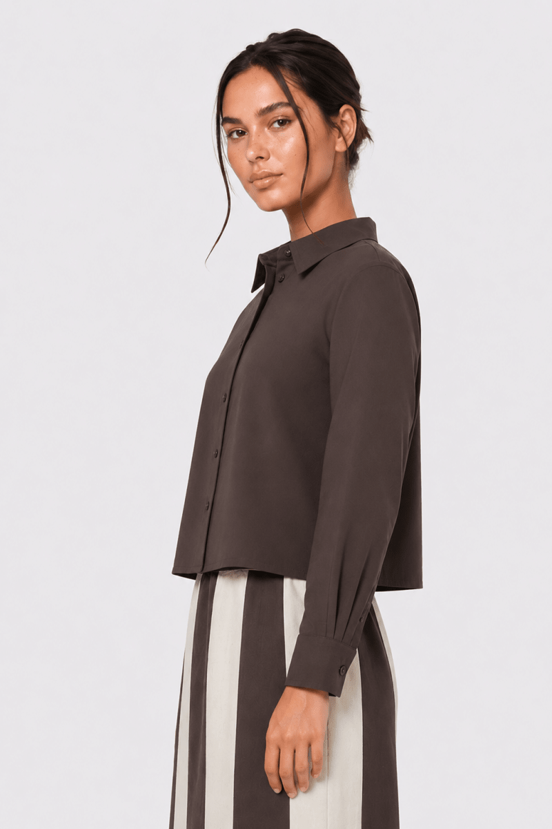 Dylan Top (Brown) - Top - Yakira Bella