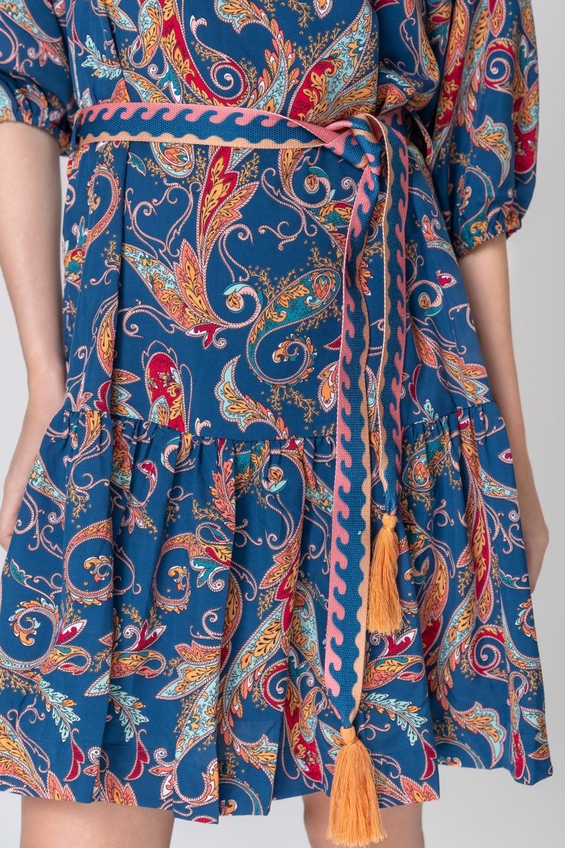 EDEN DRESS (BLUE) 38&quot; - Dress - Yakira Bella