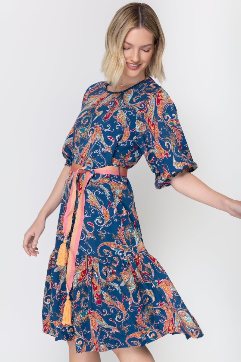 Eden Dress (Blue) 42" - Dress - Yakira Bella
