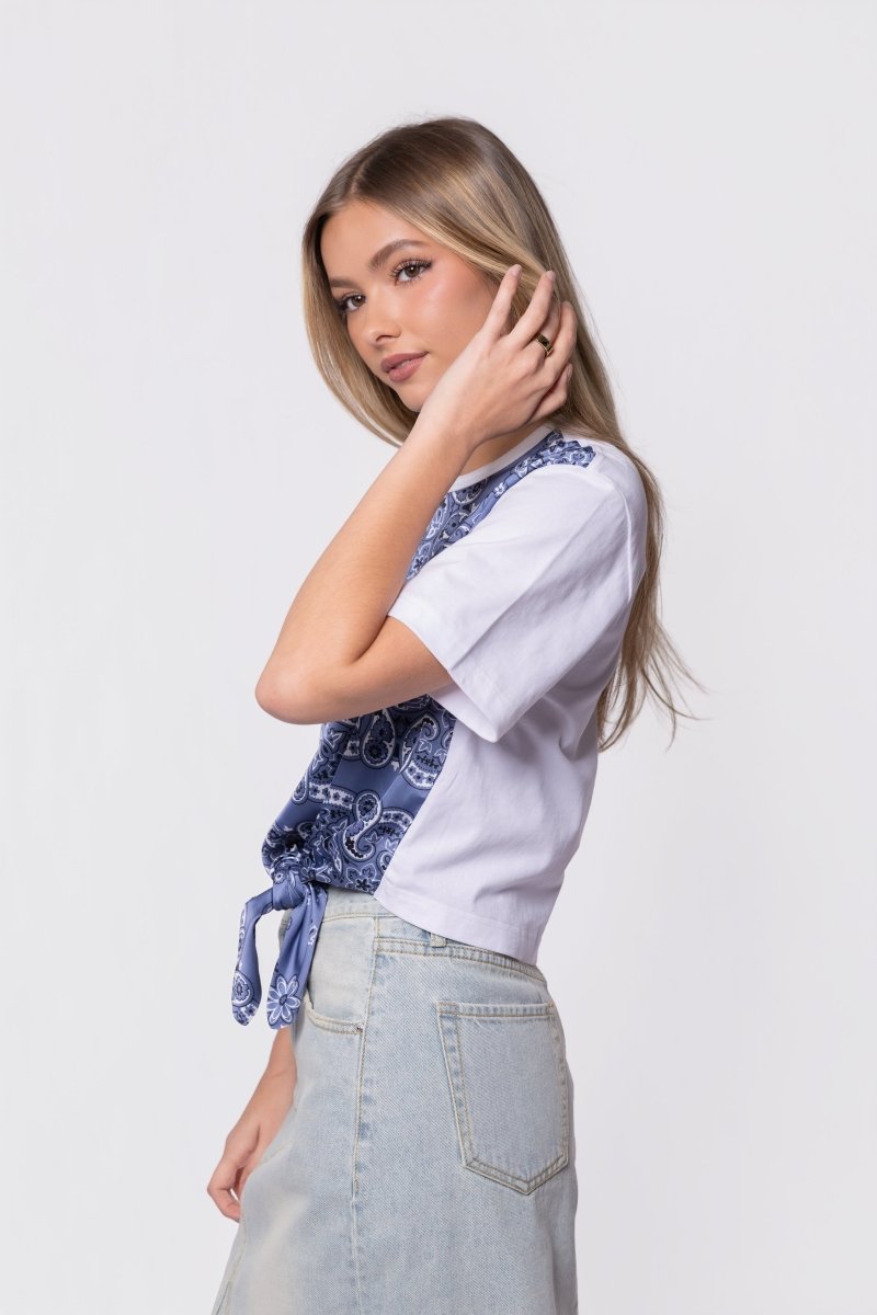 Edie Top (Blue Pattern) - Top - Yakira Bella