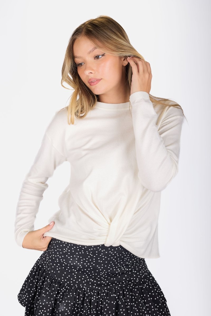 Elan Top (White) - Top - Yakira Bella