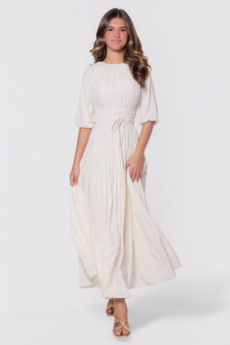 Eleanor Dress (Ivory) - Dress - Yakira Bella
