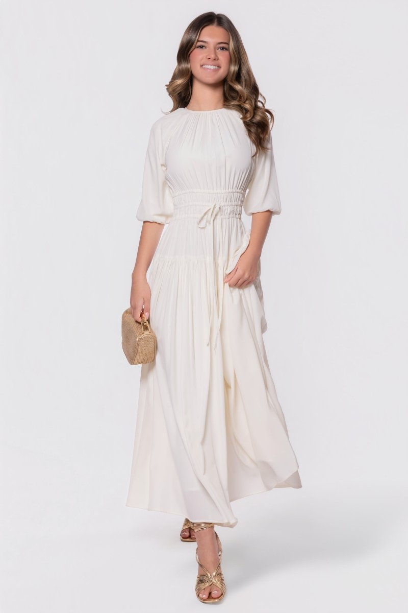 Eleanor Dress (Ivory) - Dress - Yakira Bella