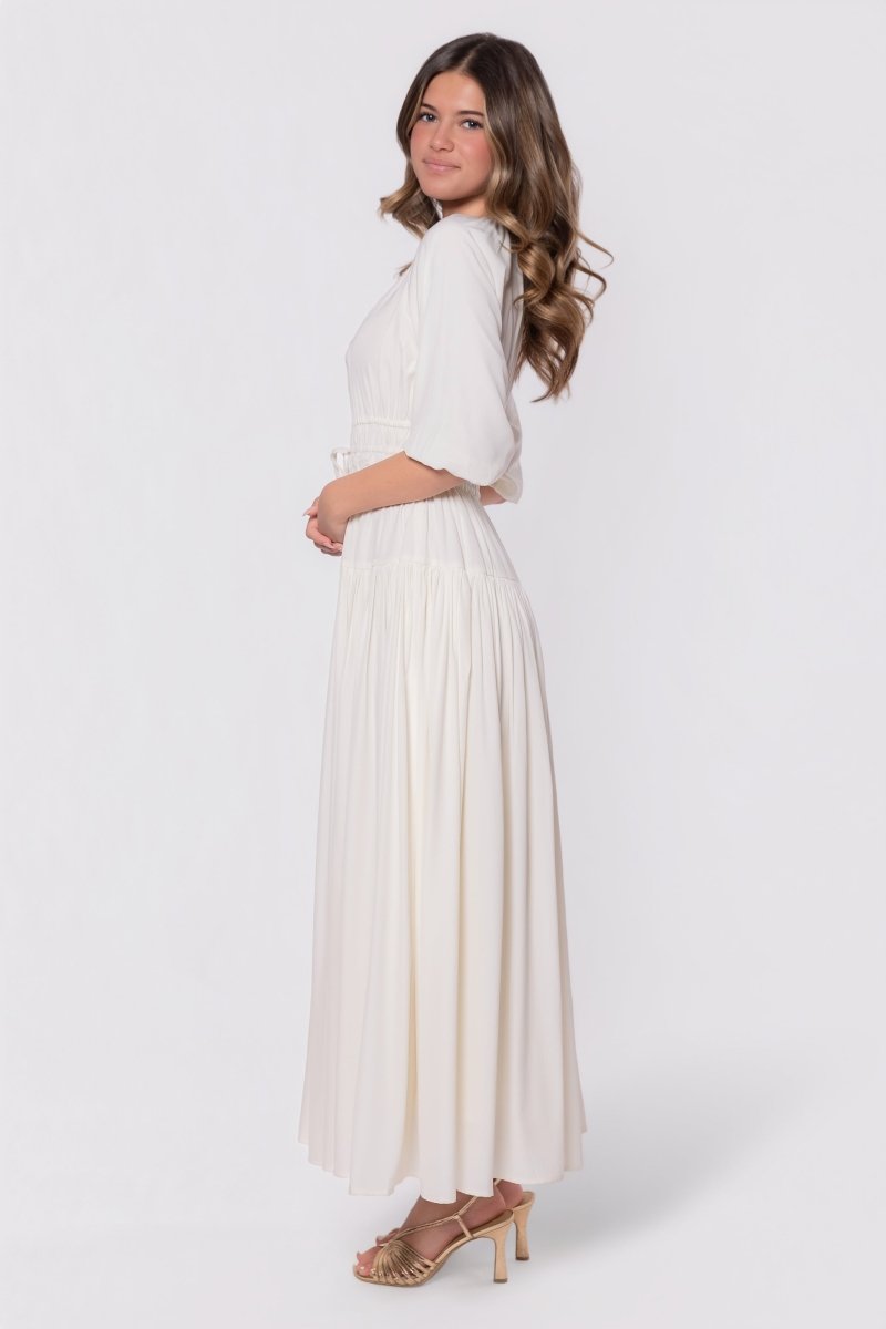 Eleanor Dress (Ivory) - Dress - Yakira Bella