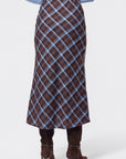 Elenia Skirt (Brown Plaid) - Skirt - Yakira Bella
