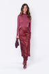 Elenia Skirt (Burgundy Pattern)