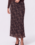 Elenia Skirt (Dark Brown Pattern) - Skirt - Yakira Bella