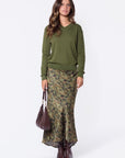 Elenia Skirt (Dark Green Pattern) - Skirt - Yakira Bella