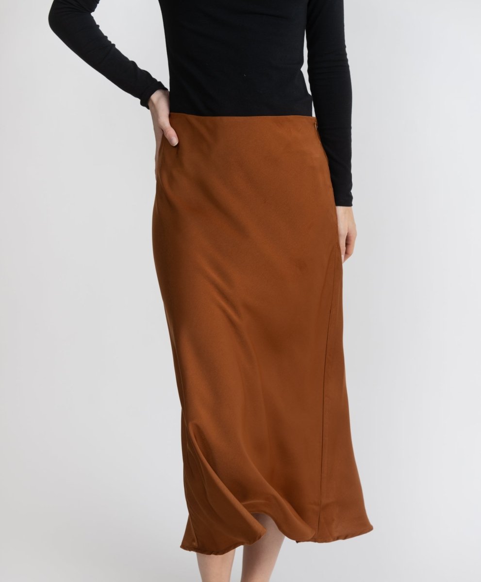 ELI SKIRT (BROWN) - Skirt - Yakira Bella