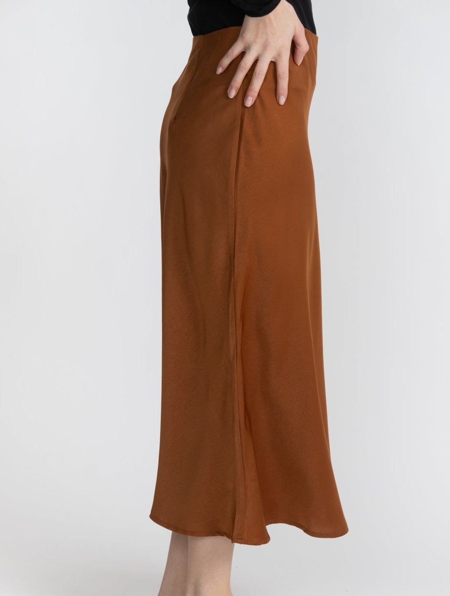 ELI SKIRT (BROWN) - Skirt - Yakira Bella