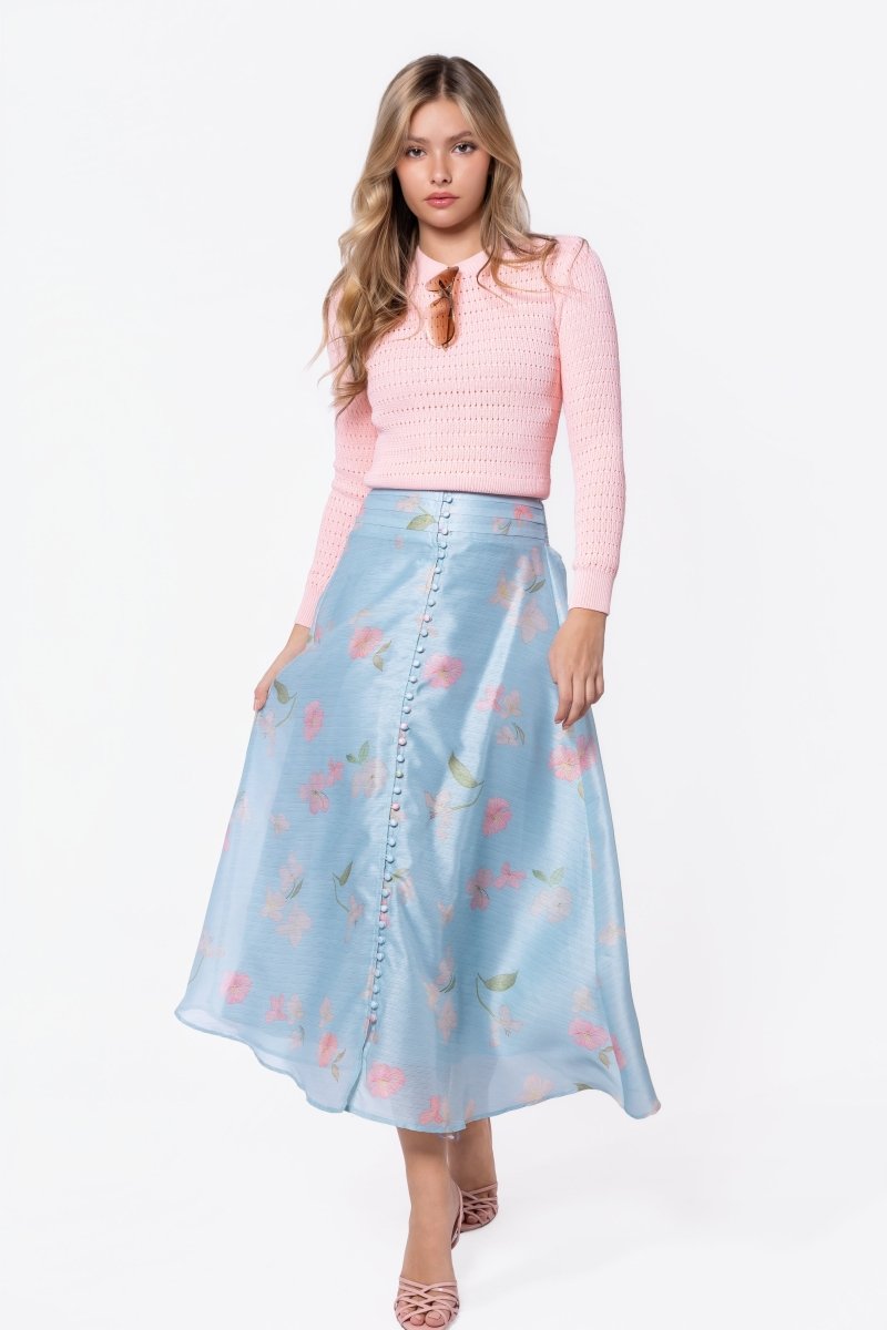 Elia Skirt (Mint Ground) - Skirt - Yakira Bella