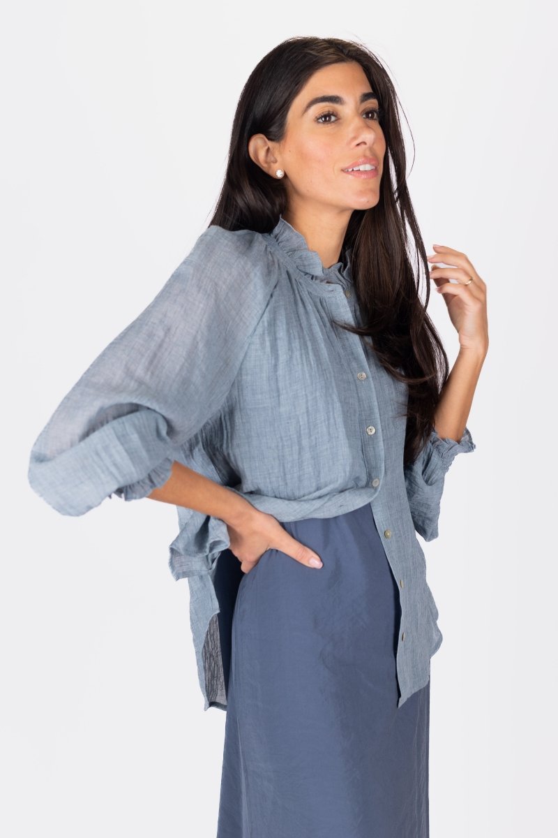 ELIA TOP (BLUE) - Top - Yakira Bella