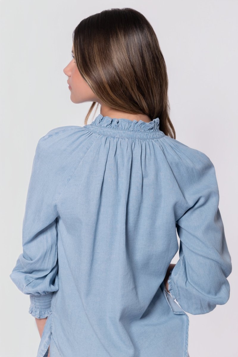 Elia Top (Chambray) - Top - Yakira Bella