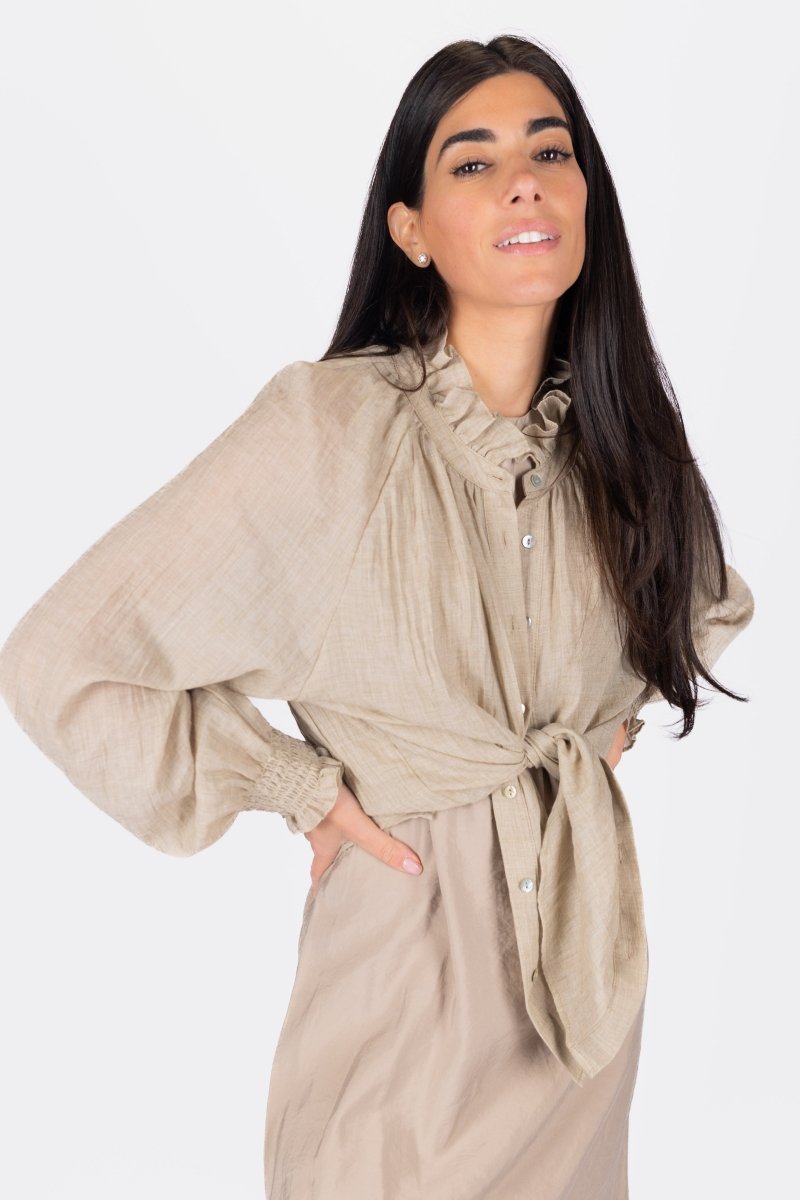 ELIA TOP (KHAKI) - Top - Yakira Bella