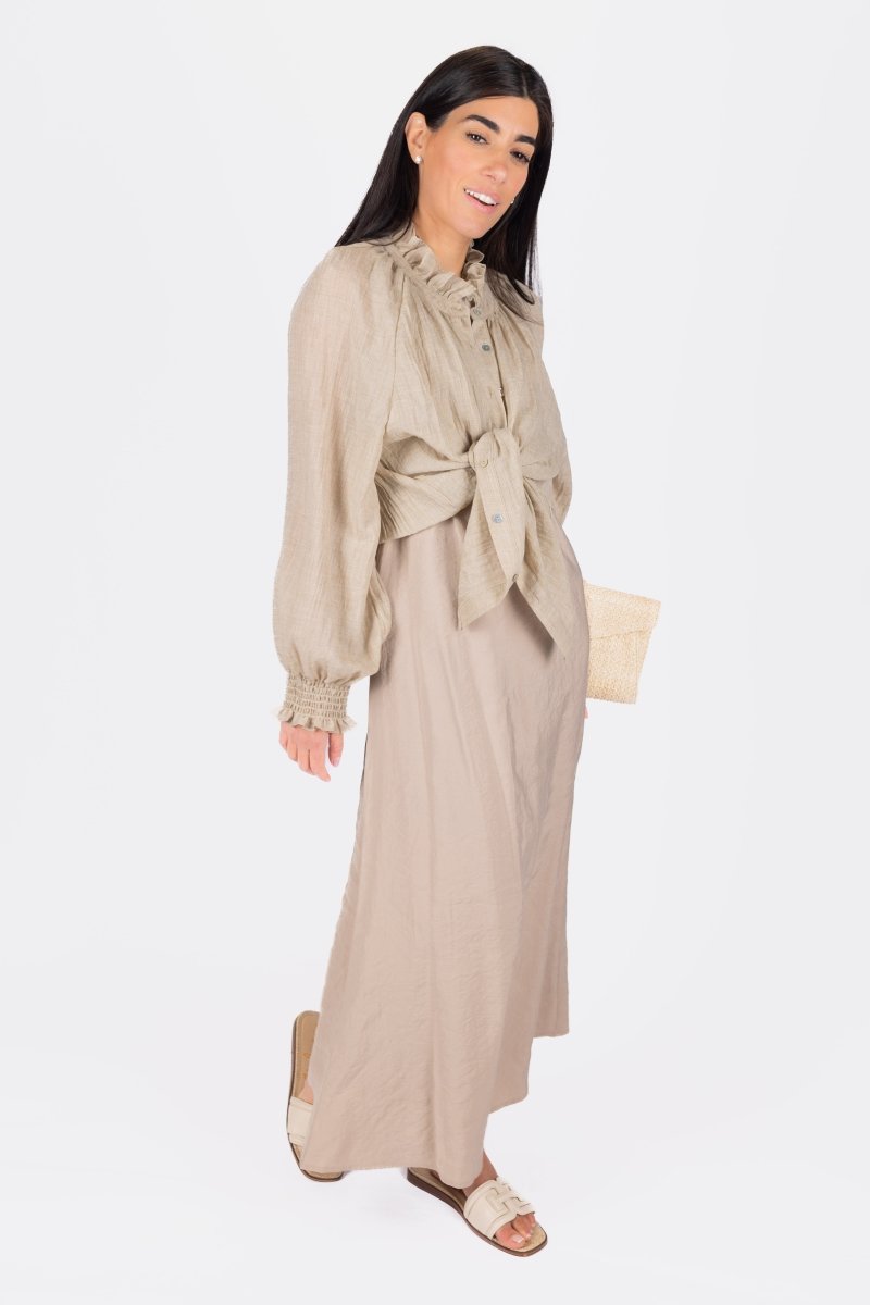 ELIA TOP (KHAKI) - Top - Yakira Bella