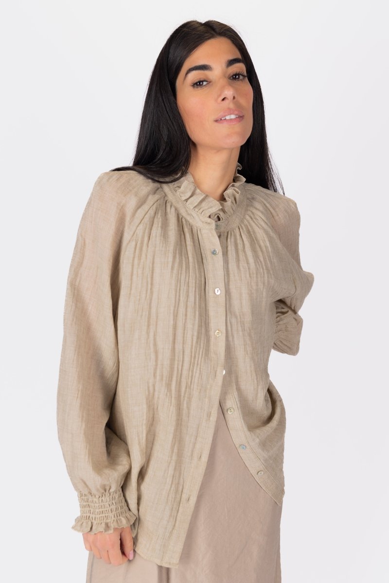 ELIA TOP (KHAKI) - Top - Yakira Bella