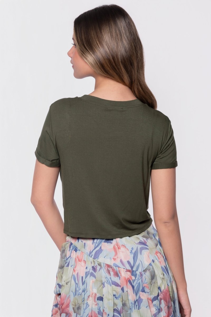 Elin Top (Olive) - Top - Yakira Bella