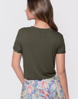 Elin Top (Olive) - Top - Yakira Bella