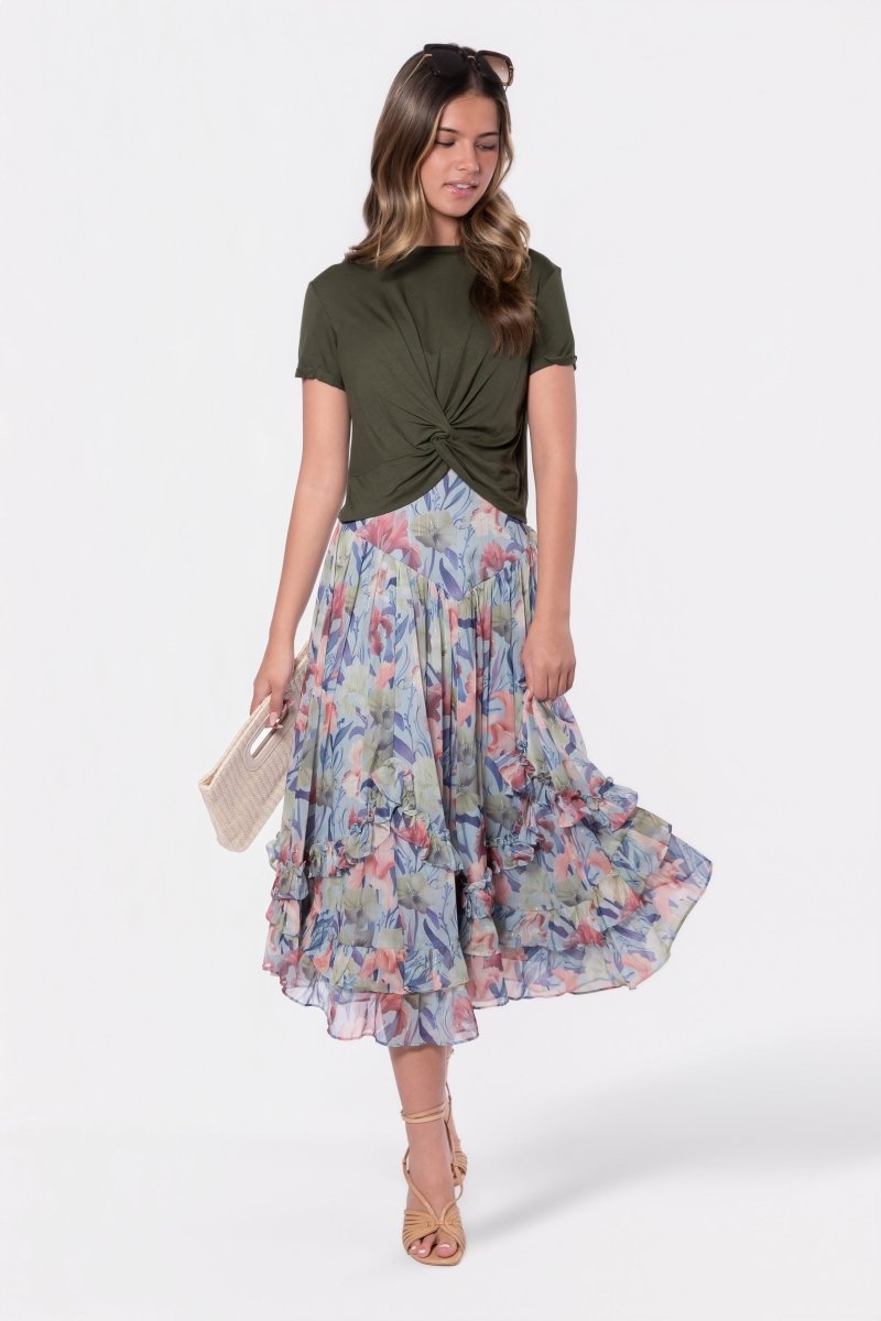 Elin Top (Olive) - Top - Yakira Bella