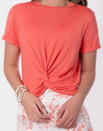 Elin Top (Orange) - Top - Yakira Bella