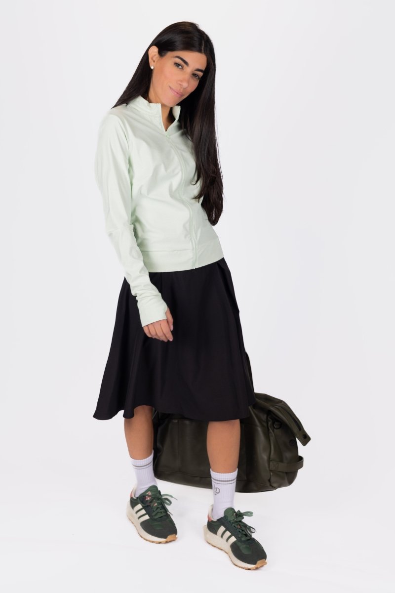 ELITE FULL ZIP (LIGHT GREEN) - Top - Yakira Bella