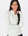 ELITE FULL ZIP (LIGHT GREEN) - Top - Yakira Bella