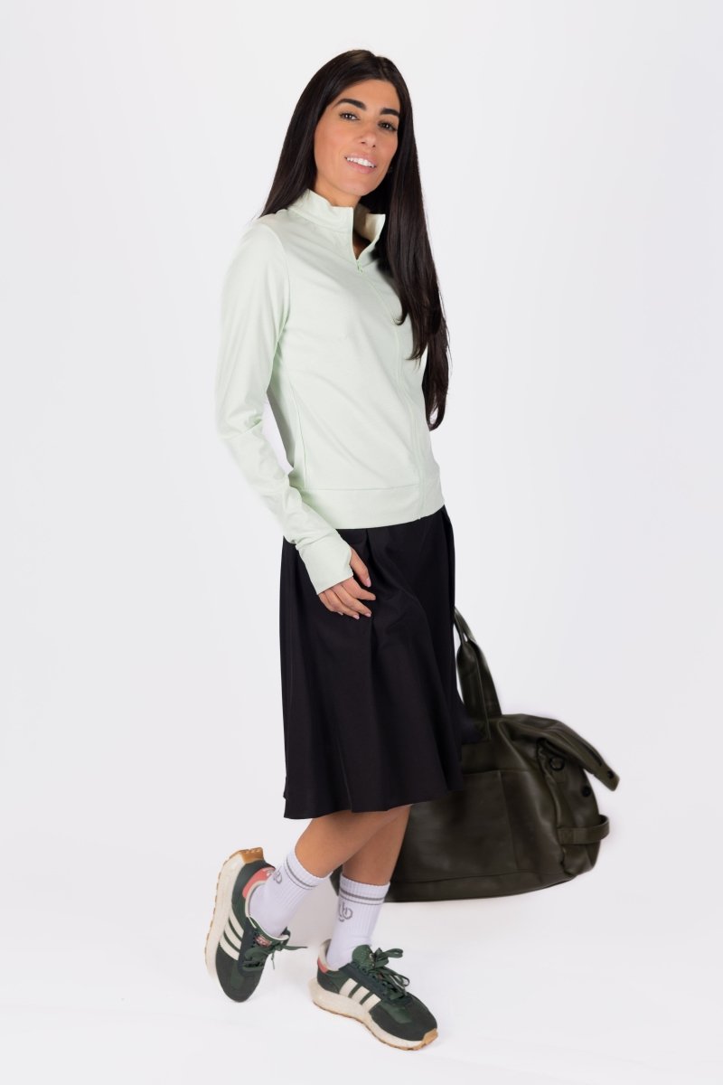 ELITE FULL ZIP (LIGHT GREEN) - Top - Yakira Bella