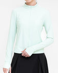 ELITE FULL ZIP (LIGHT GREEN) - Top - Yakira Bella