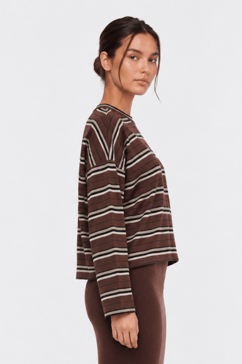Elka Top (Brown Black) - Top - Yakira Bella