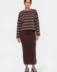 Elka Top (Brown Black) - Top - Yakira Bella