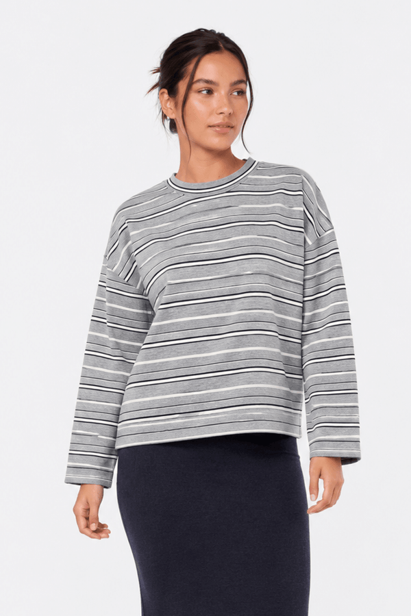Elka Top (Grey Navy) - Top - Yakira Bella