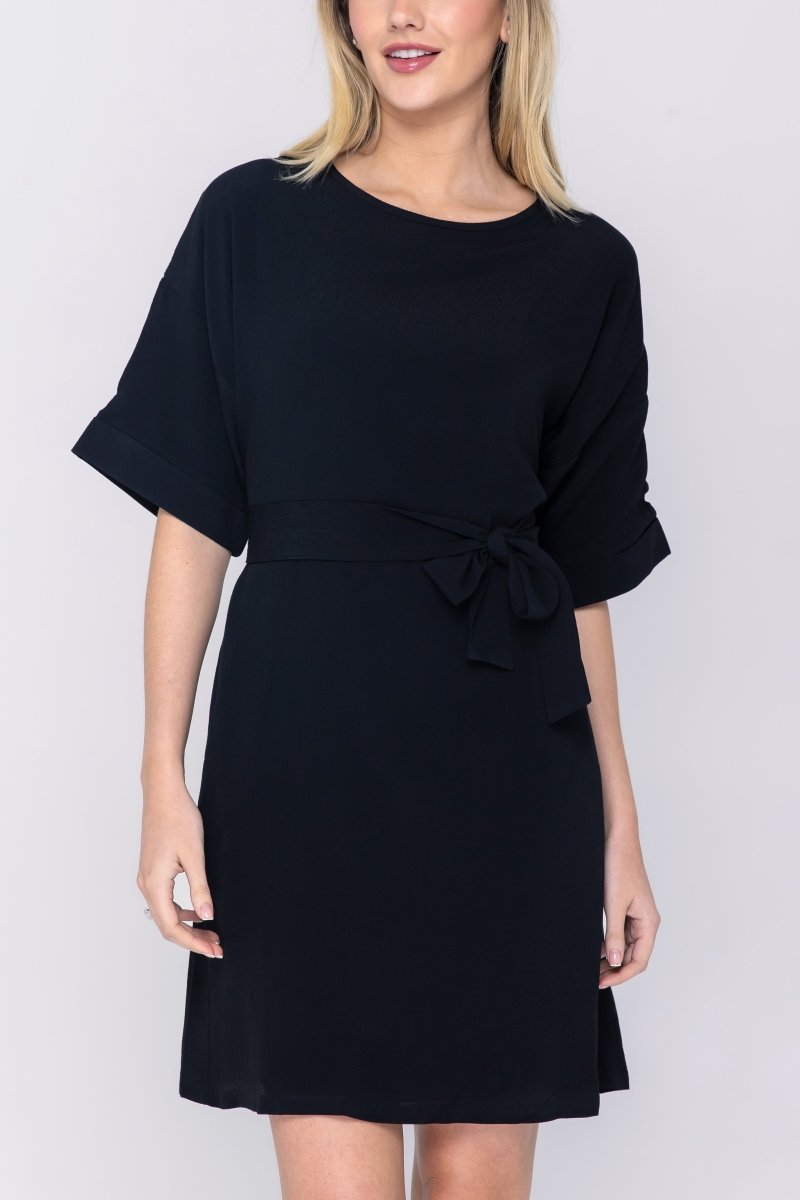 ELLA DRESS (BLACK) 37" - Dress - Yakira Bella