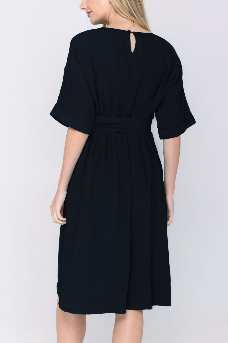 ELLA DRESS (BLACK) 42" - Dress - Yakira Bella