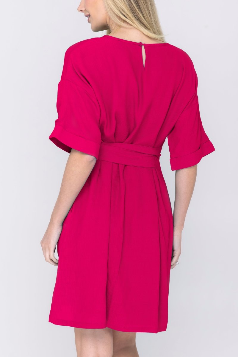 ELLA DRESS (FUCHSIA) 37" - Dress - Yakira Bella