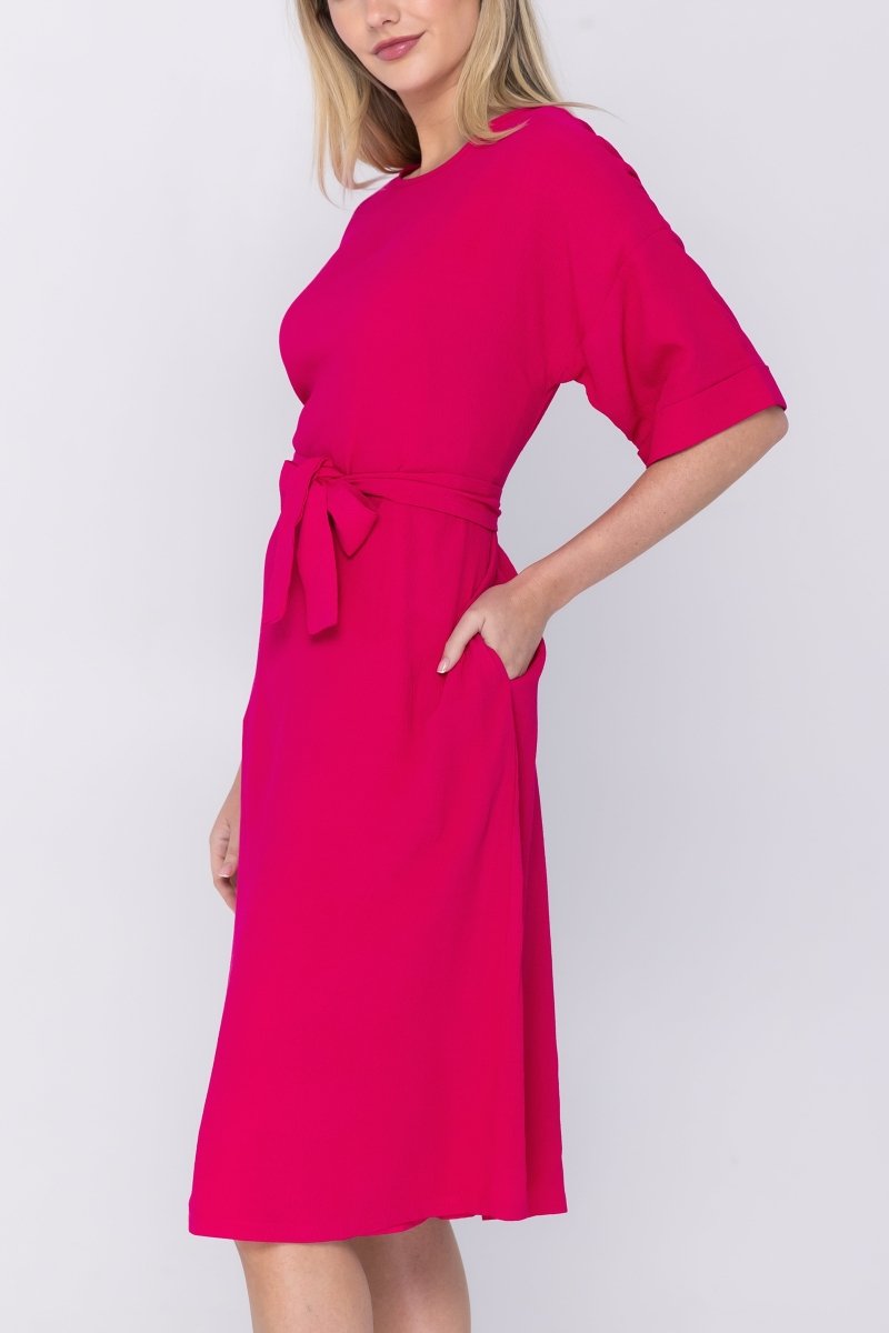 ELLA DRESS (FUCHSIA) 42&quot; - Dress - Yakira Bella